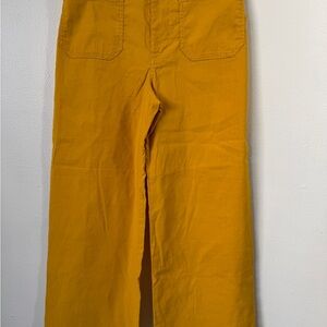 Anthropologie Maeve Golden Trousers